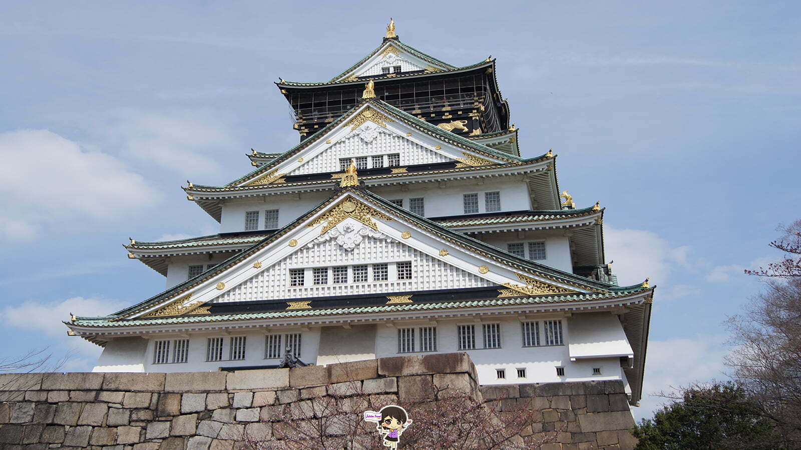 ปราสาทโอซาก้า : เที่ยวญี่ปุ่นช่วงซากุระ Osaka Castle - Jubilee Travel